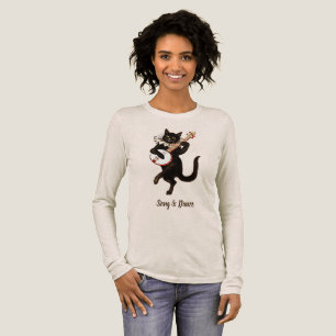 T-shirt En Tri-matière Chemise tee musicale chat de Song & Dance