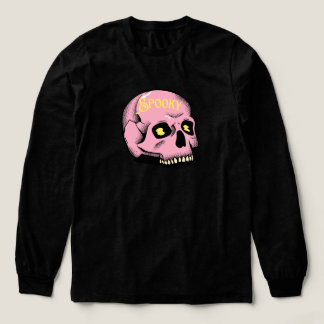 T-shirt En Tri-matière Chemise Tête de Mort Rose Effrayante