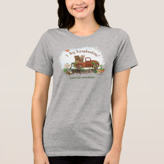 T-shirt En Tri-matière Chemise Tri-Blend Dames