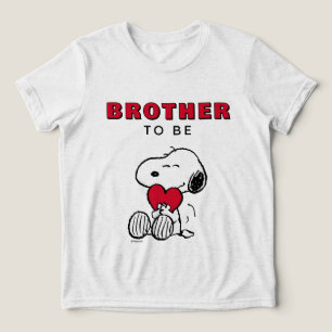 T-shirt En Tri-matière Chemise tri-blend Snoopy Petit cœur