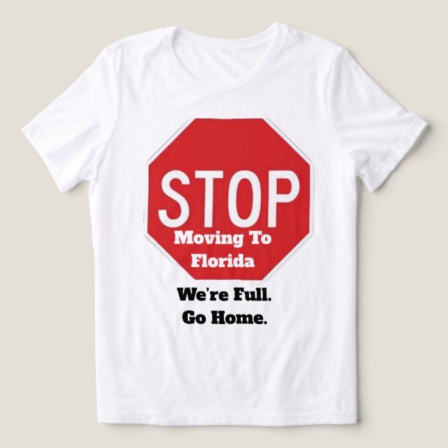 T-shirt En Tri-matière Chemise Tri-Blend Stop (Design Recto)