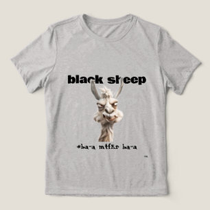 T-shirt En Tri-matière Chemise tricotée mélange Black Sheep Llama