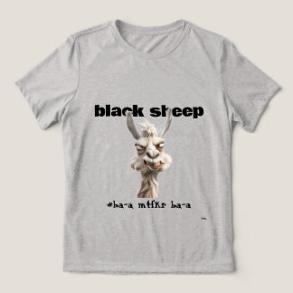 T-shirt En Tri-matière Chemise tricotée mélange Black Sheep Llama