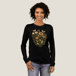 T-shirt En Tri-matière Chemise tricylée pour papillons et jardinières fem