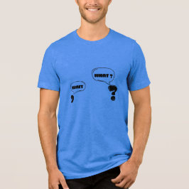 T-shirt En Tri-matière Chemise WAIT WHAT
