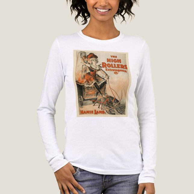 T-shirt En Tri-matière Chemisier pour femme (Recto)