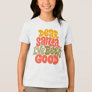 T-shirt En Tri-matière Cher Père Noël, j'ai été bon design