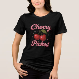 T-shirt En Tri-matière Cherry Picked Pink Sparkle Retro Glam