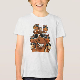 T-shirt En Tri-matière Cheval cool avec T-shirt Shades