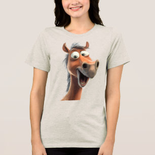 T-shirt En Tri-matière Cheval fantaisiste