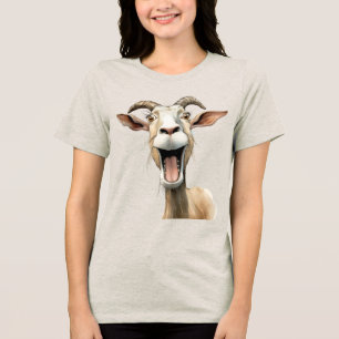 T-shirt En Tri-matière Chèvre fantaisiste