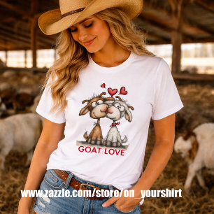 T-shirt En Tri-matière Chèvres débraillées drôles amoureuses