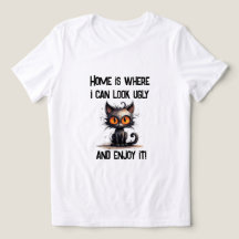 Chez moi, je peux avoir l'air moche et en profiter