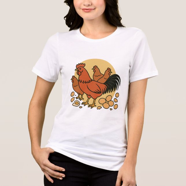 T-shirt En Tri-matière Chicken Lovers Women's Tee (Recto)