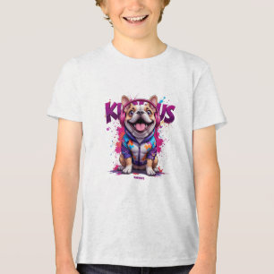 T-shirt En Tri-matière Chien Manga Kurious