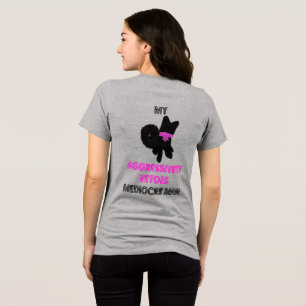 T-shirt En Tri-matière Chien mignon avec attitude