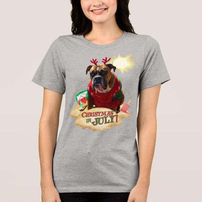 T-shirt En Tri-matière Christmas in July! (Recto)