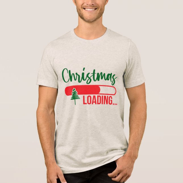 T-shirt En Tri-matière Christmas LOADING (Recto)