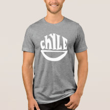 Chyle Smile Logo T-shirt gris/blanc