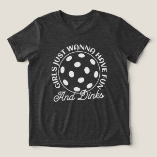 T-shirt En Tri-matière Citation amusante des femmes de Pickleball