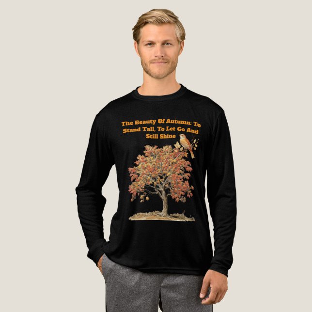 T-shirt En Tri-matière Citation Automatique Inspirationnelle T-Shirt (Recto complet)