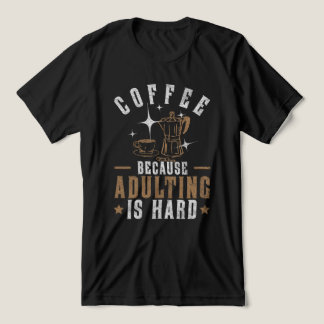 T-shirt En Tri-matière Citation de café sarcastique - Motivation matinale