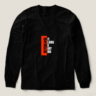 T-shirt En Tri-matière Citation de motivation audacieuse T-Shirt - Cessez