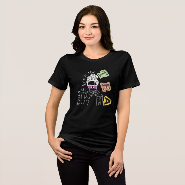 T-shirt En Tri-matière Citation D'Enseignants Drôle - Les Enseignants Con (Recto plein)
