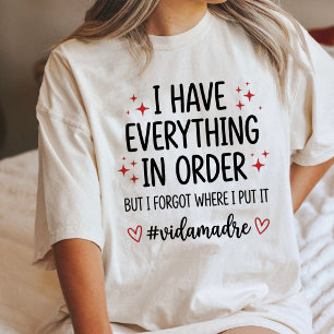 T-shirt En Tri-matière Citation drôle de la vie de maman Vida Madre