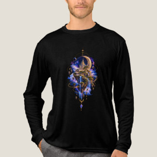 T-shirt En Tri-matière Cité Flottante Céleste Fantastique Lune Galaxie Ar