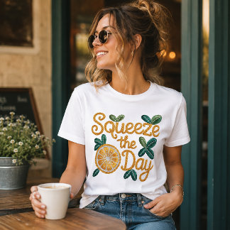 T-shirt En Tri-matière Citron Squeeze the Day