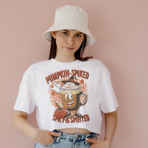 T-shirt En Tri-matière Citrouille à pointe drôle Halloween Boozy Citrouil