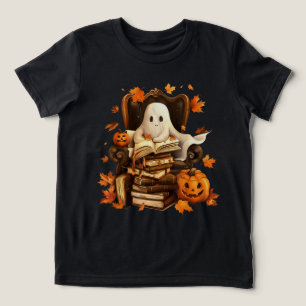 T-shirt En Tri-matière Citrouille de lecture du livre fantôme Enseignants