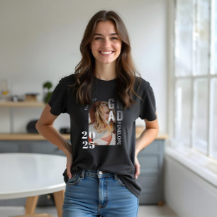 T-shirt En Tri-matière Classe de typographie moderne minimale de Grad de 
