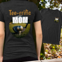 Club, Balle de Golf sur Tee Design Avant & Arrière
