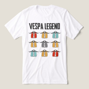 T-shirt En Tri-matière Club Rétro Vespa