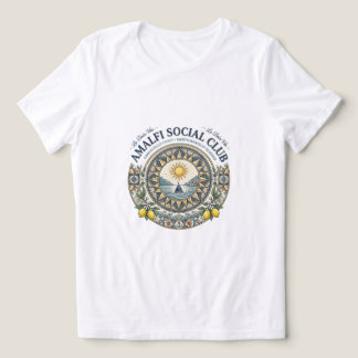 T-shirt En Tri-matière Club Social d'Amalfi Évasion Côtière Méditerranéen