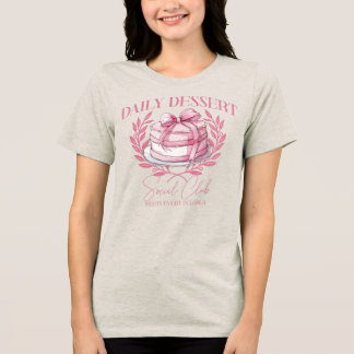 T-shirt En Tri-matière Club Social de Dessert Quotidien