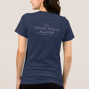 T-shirt En Tri-matière Club social Mahjong de minuit