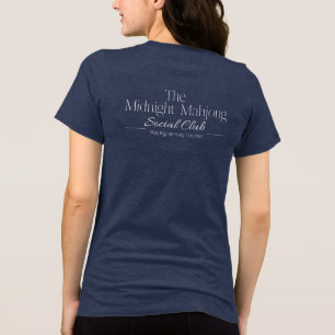 T-shirt En Tri-matière Club social Mahjong de minuit