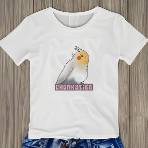 T-shirt En Tri-matière Cockatiel Chonky Birb mème mignon drôle animal de 