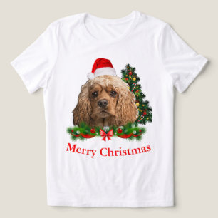 T-shirt En Tri-matière Cocker spaniel Noël