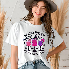 T-shirt En Tri-matière Cocktail club Halloween Witch Boissons