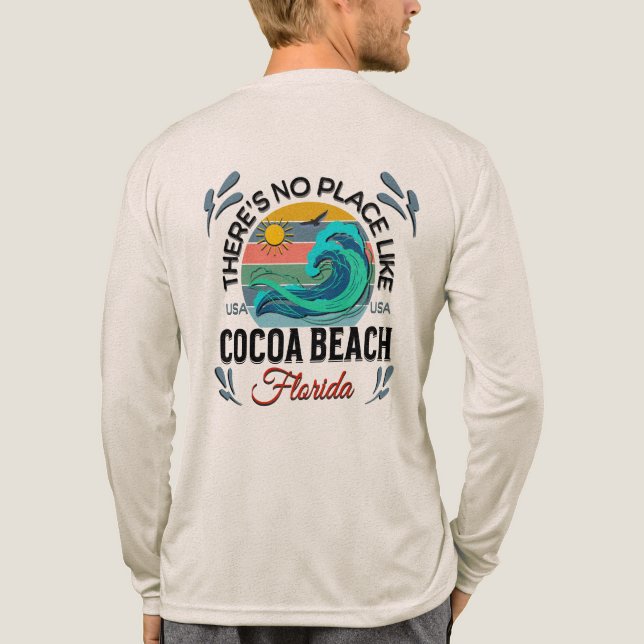 T-shirt En Tri-matière Cocoa Beach, Floride (Verso)