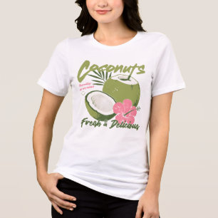 T-shirt En Tri-matière Coconuts Paradis Floral Tropical