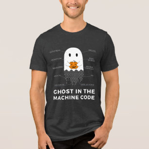 T-shirt En Tri-matière Code de fantôme dans la machine, codeur drôle Hall