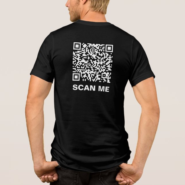 T-shirt En Tri-matière Code QR Rick Roll (Verso)
