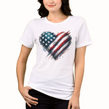 Coeur américain résilient - Distressed Design