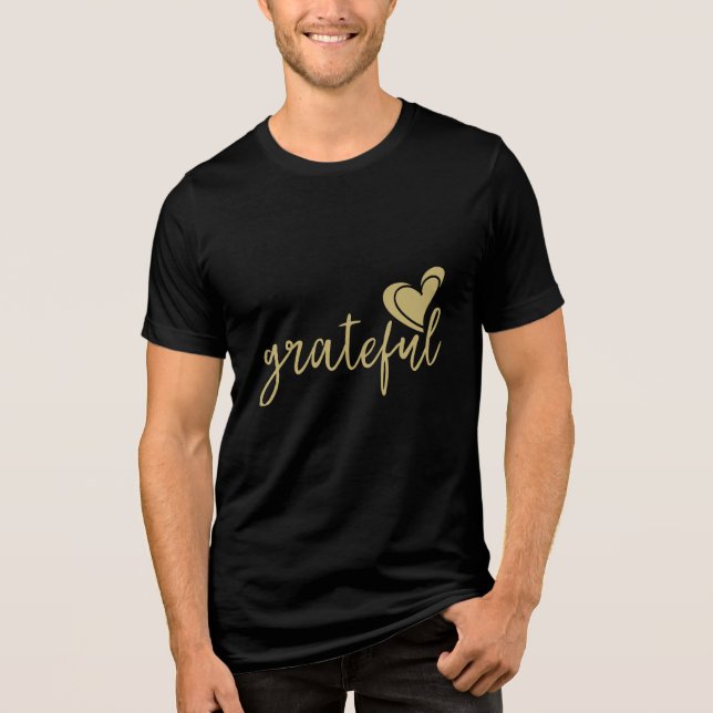 T-shirt En Tri-matière coeur reconnaissant (Recto)