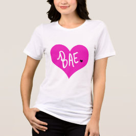 T-shirt En Tri-matière Coeur rose BAE